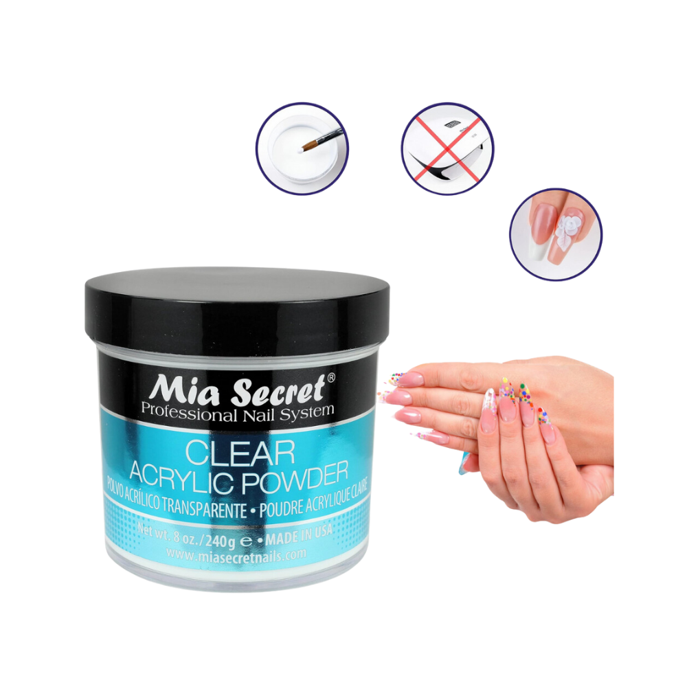 Manos y Pies - Acrílico Clear Powder 8z/240g