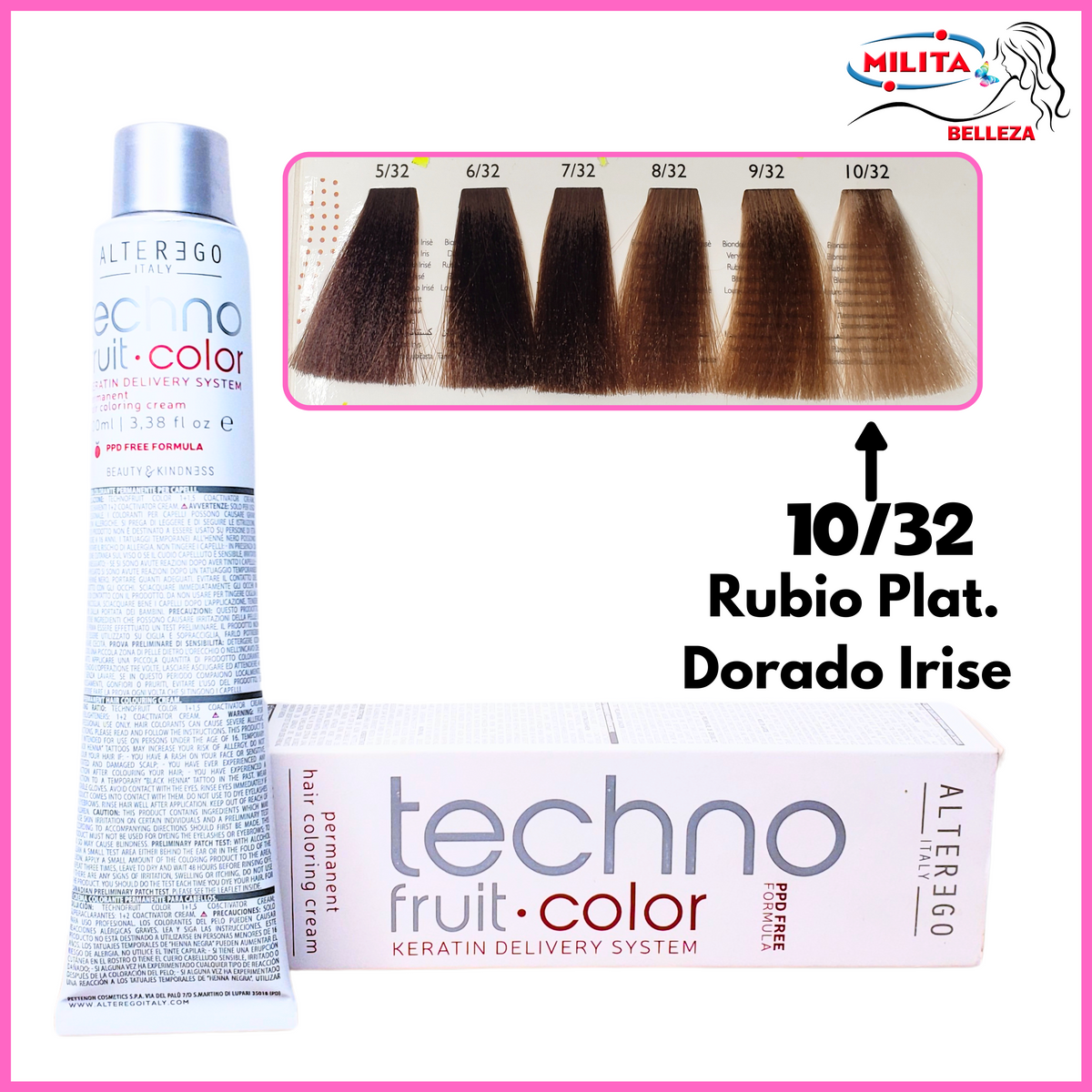 Tintes - Tinte ALTEREGO 10/32 Rubio Plat. Dorado Irise