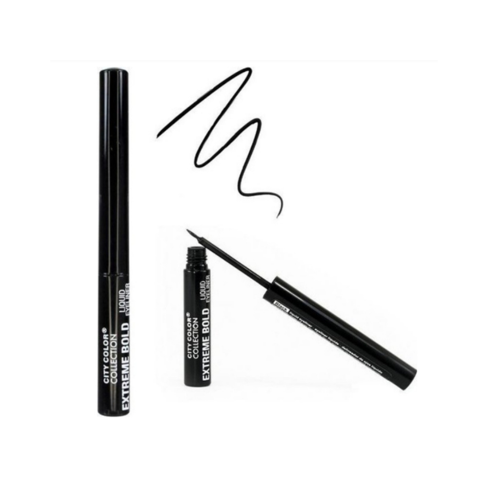 City Color - Delineador de Ojos Extreme Bold Liquid Eyeliner
