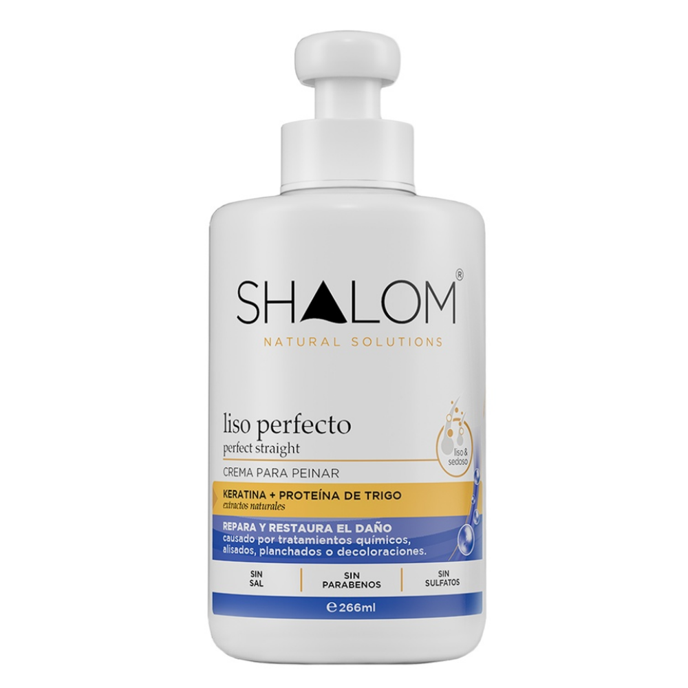 Crema para Peinar Liso Perfecto 266ml Shalom