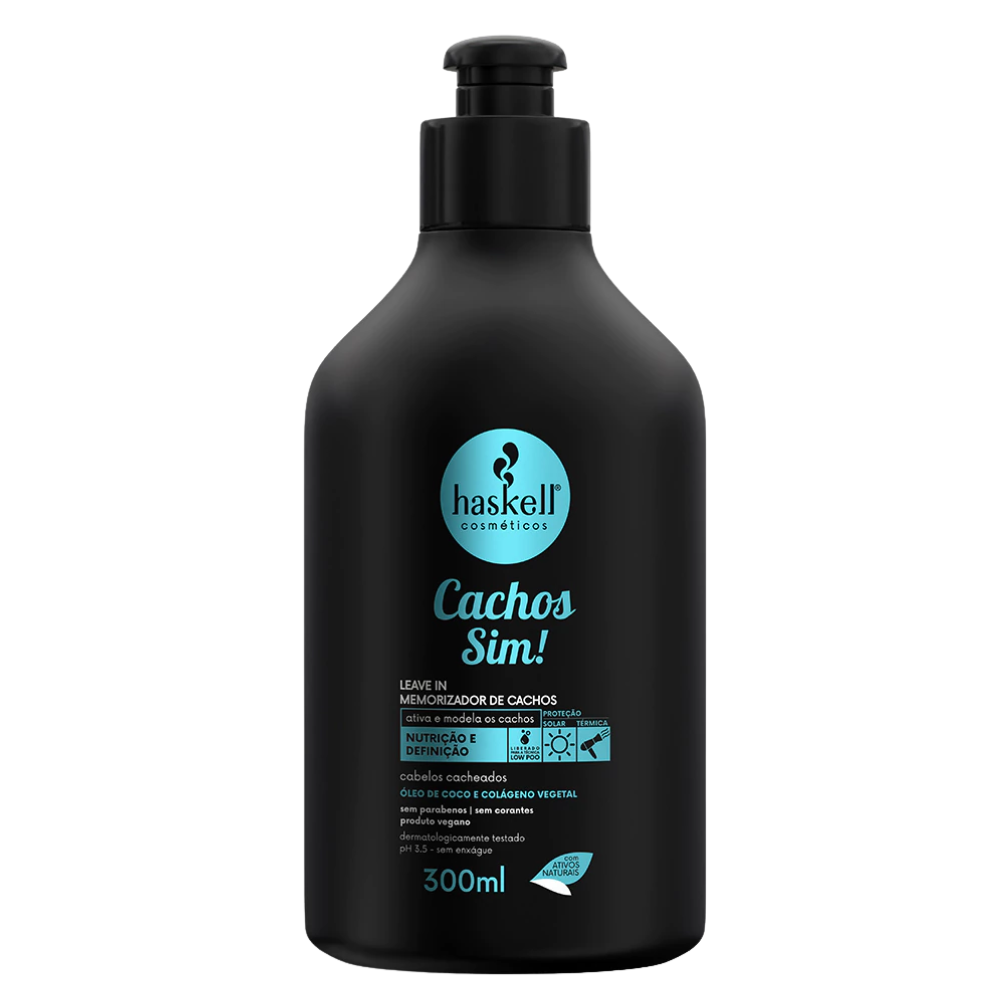 Leave in Memorizador de Cachos Sim! 300ml haskell