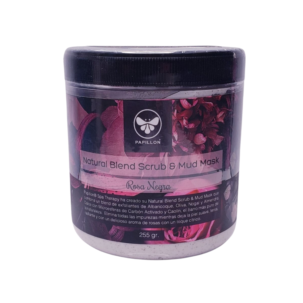 Manos y Pies - Scrub Natural Blend & Mud Mask Rosa Negra 255 gr