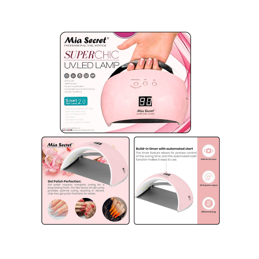 Lamparas UV - SuperChic UV/LED Mia Secret