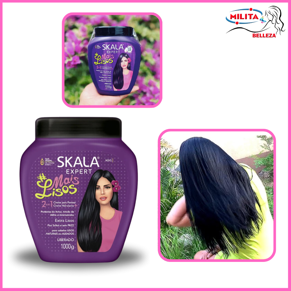 Mais Lisos Skala Tratamiento Para Cabello Liso Cabello Crema Para