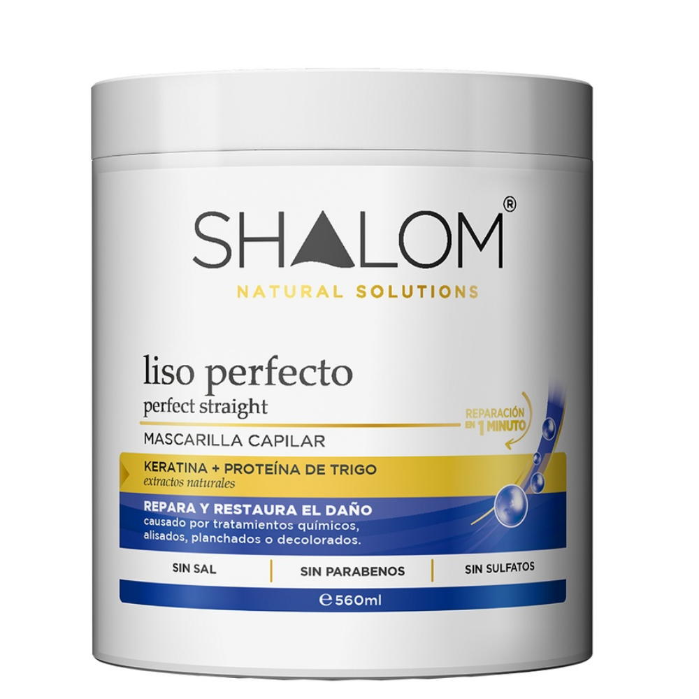 Mascarilla Capilar Liso Perfecto 560ml Shalom
