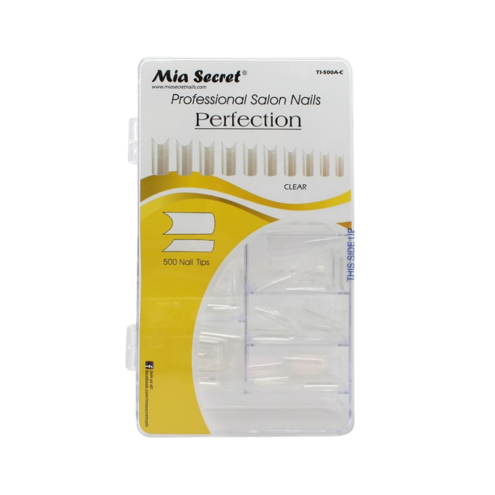 Manos y Pies - Kit de 130 Tips Coffin Extension Mia Secret