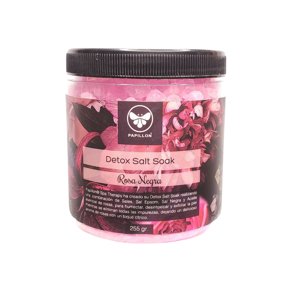 Manos y Pies - Sal Marina Detox Soak Rosa Negra 255 gr