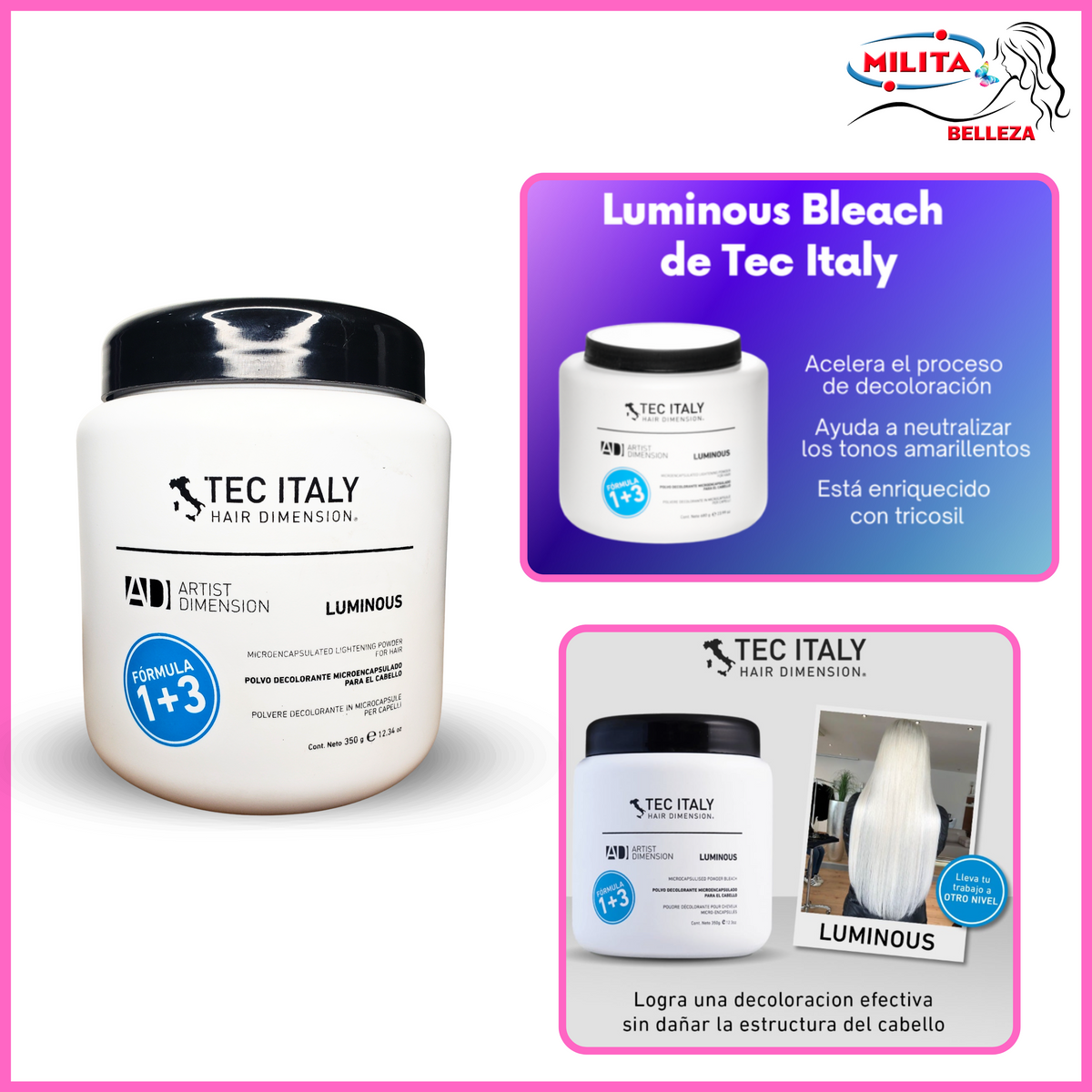 Decolorantes- Polvo Decolorante Luminous Microencapsulado