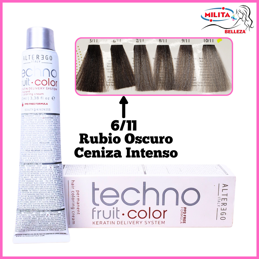 Tintes - Tinte ALTEREGO 6/11 Rubio Oscuro Ceniza Intenso