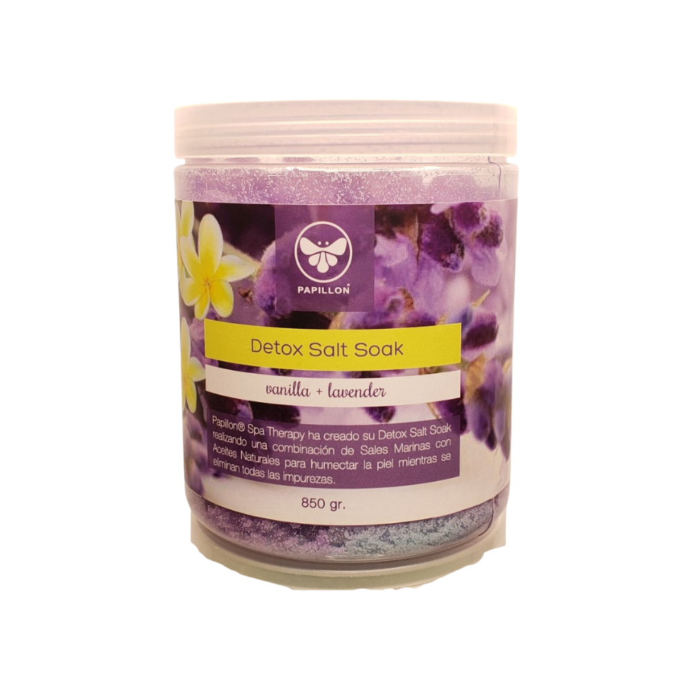 Manos y Pies - Sal Marina Detox Soak Vanilla + Lavender 850gr