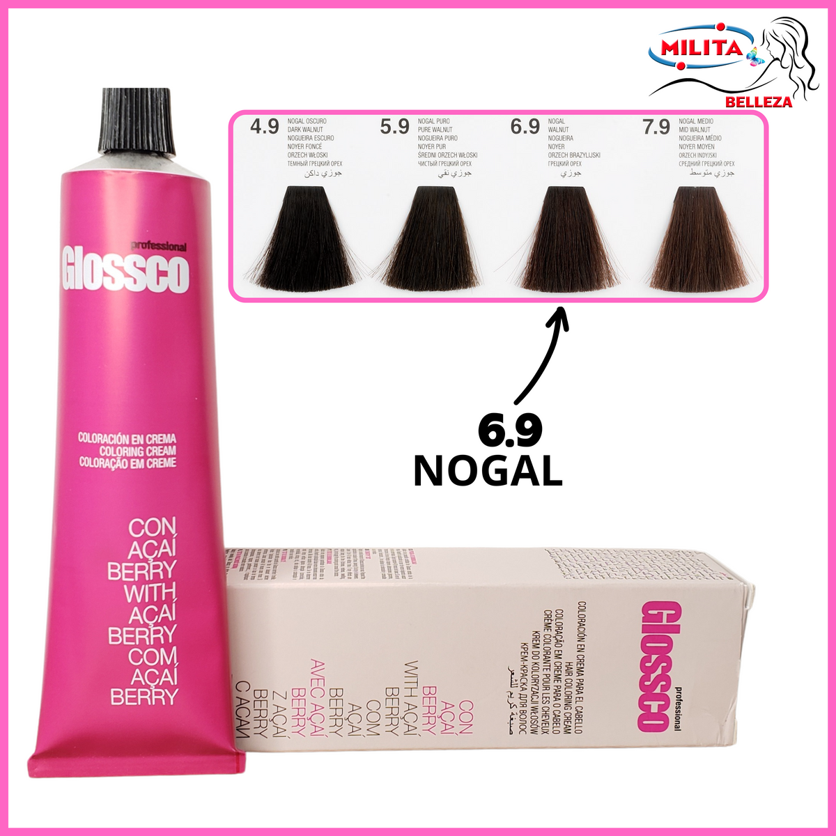 Tintes - Tinte Glossco 6.9 Nogal 100ml