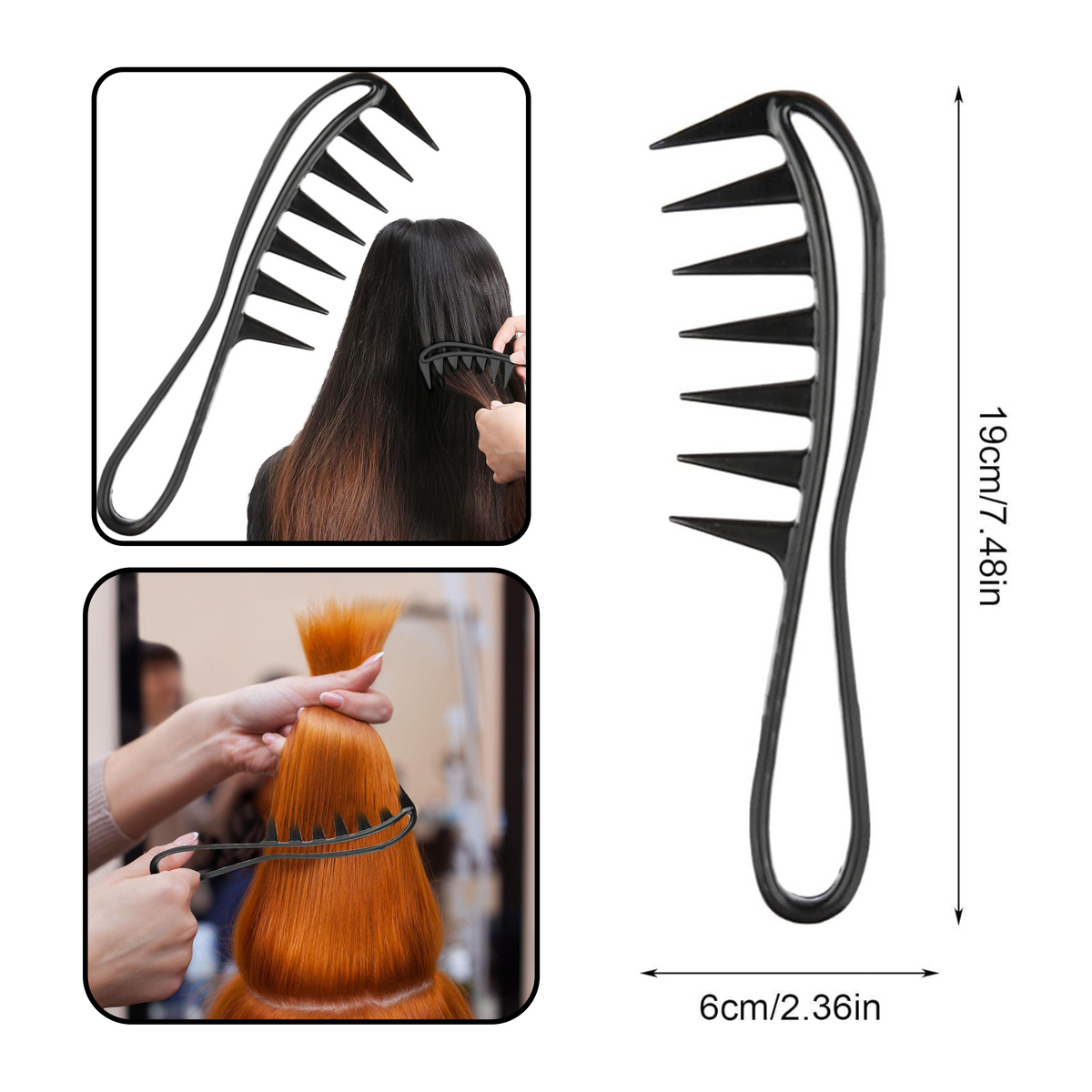 Peine - Peine De Dientes Anchos