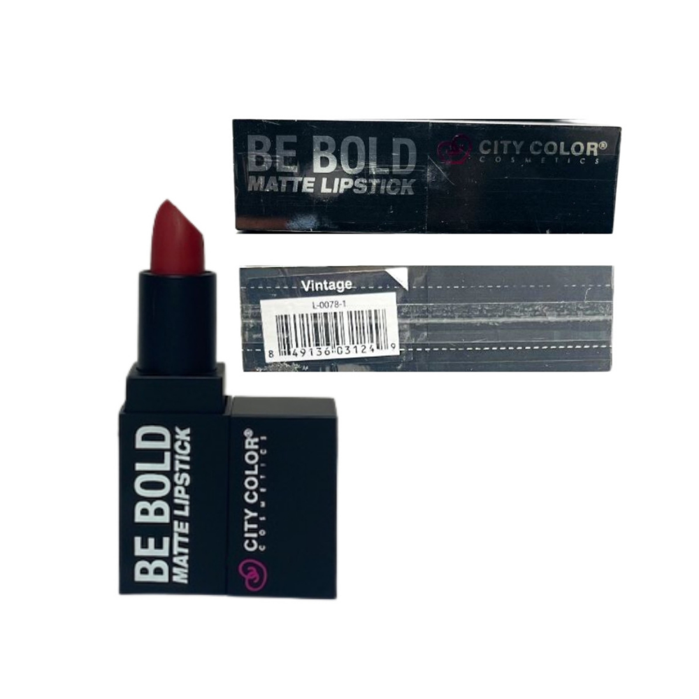 City Color - Be Bold Matte LipSticks Vintage Lipstick