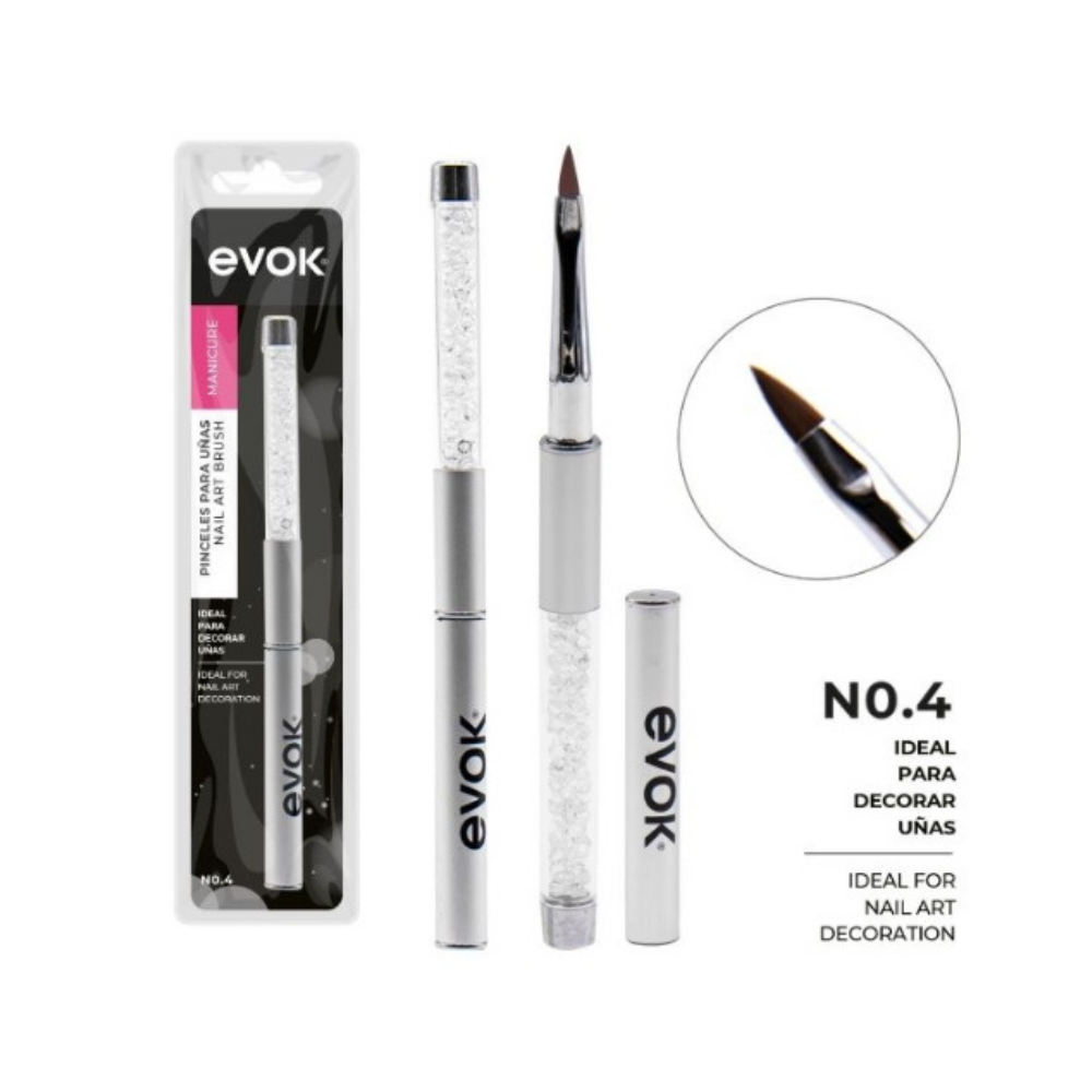 Evok - Pincel Para Uñas No.4