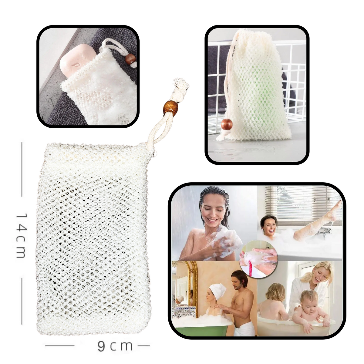 Cuidado Corporal - Bolsa Para Jabón