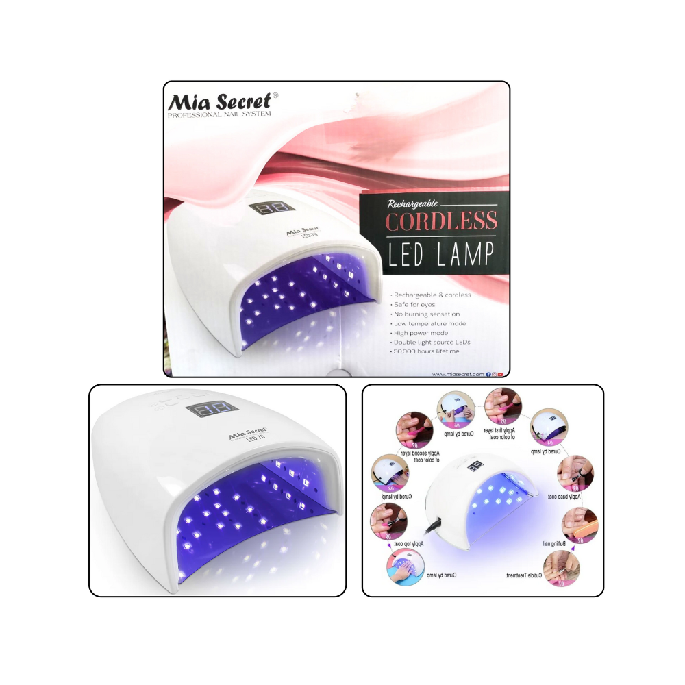 Lamparas UV - Recargable Cordless Led Lamp Mia Secret