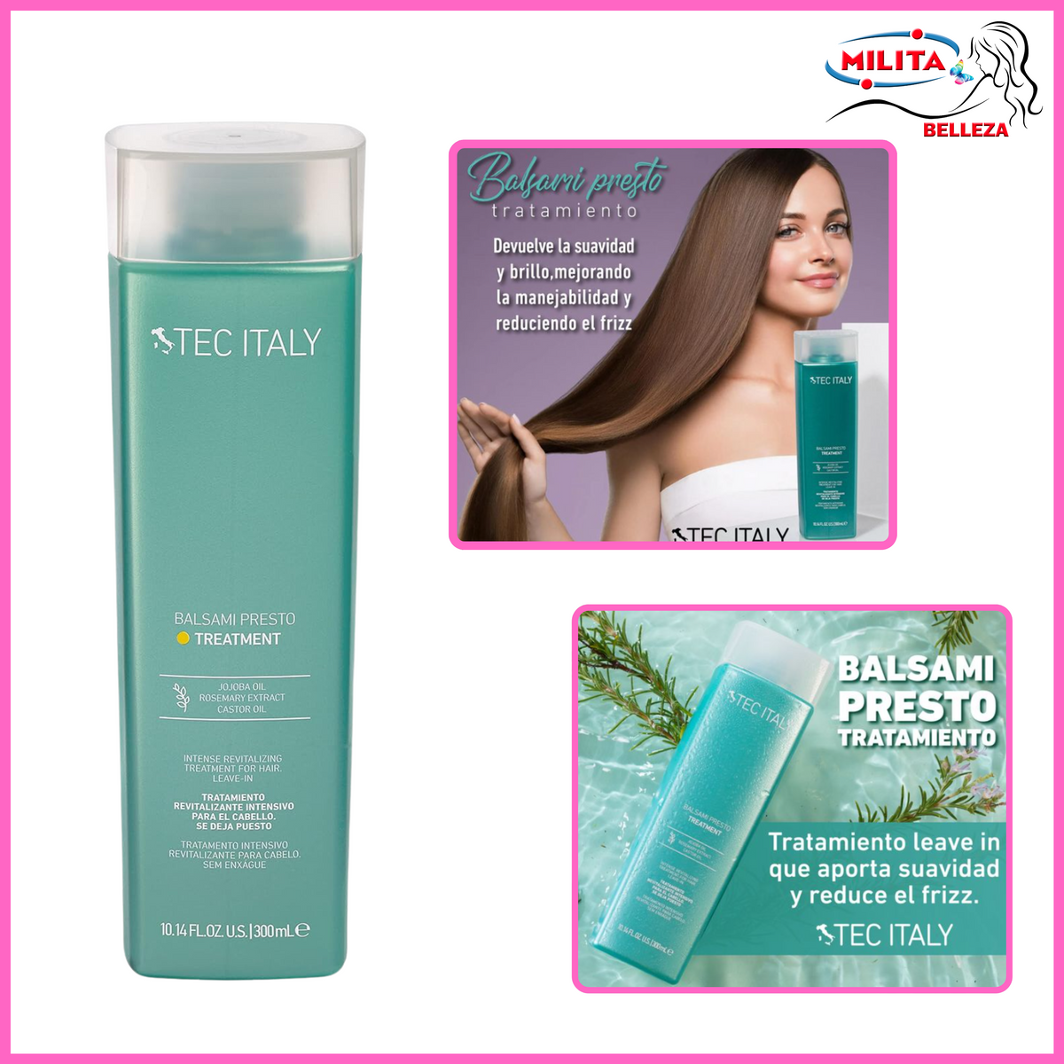 Tratamiento - Tratamiento Balsam Presto Revitalizante Intenso Tec Italy 300ml