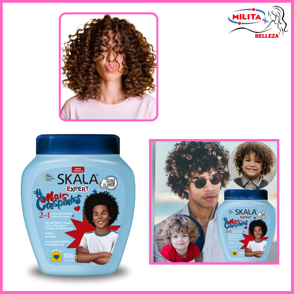 Cabello - Crema Para Cabello Para Peinar Mais Crespinhos 1000g Skala