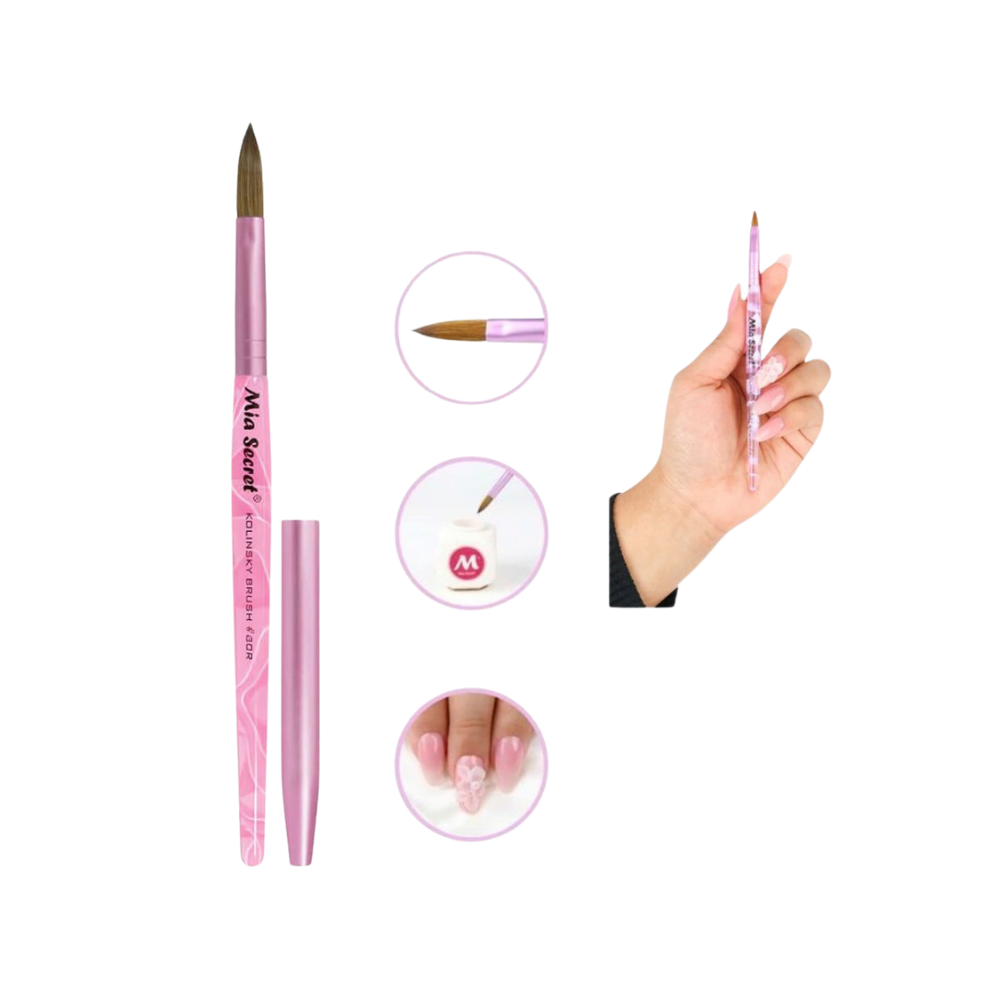 Mia Secret Pinceles De Acrilico Para UÃ±as Studio Professional