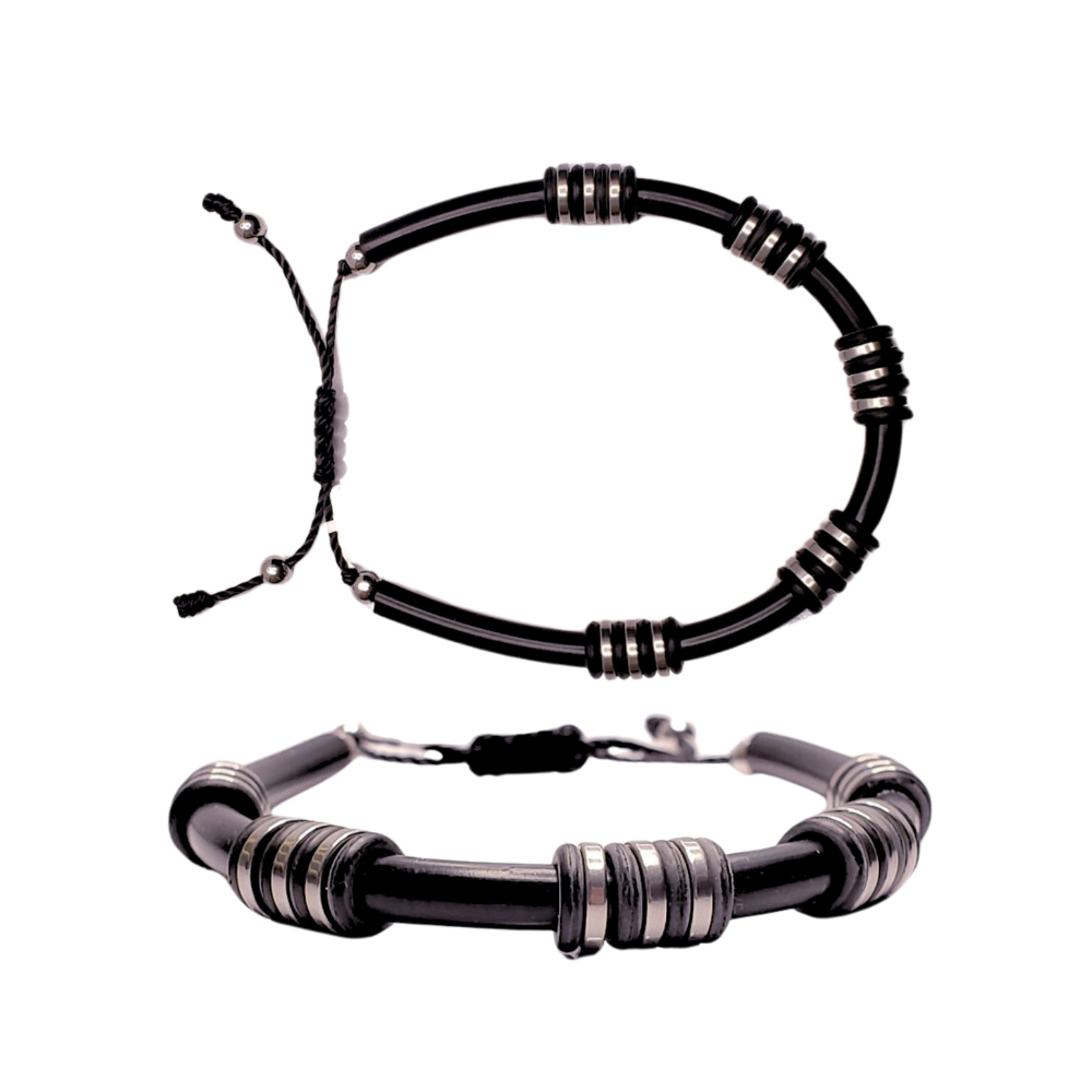 Pulsera de hombre - Ajustable de cilindros