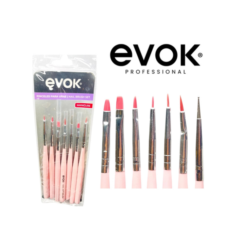 Evok - Pinceles Para Uñas