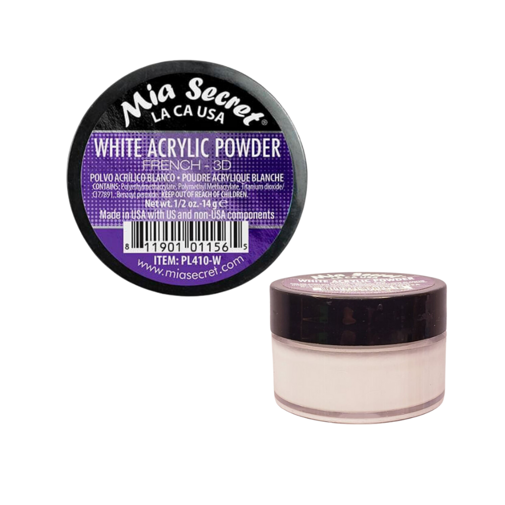 Manos y Pies - Acrílico White Powder French-3D 1/2oz