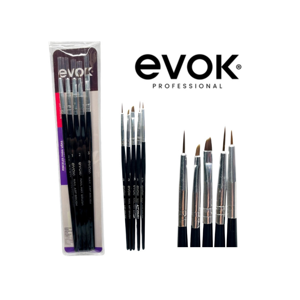 Evok - Pinceles Para Uñas