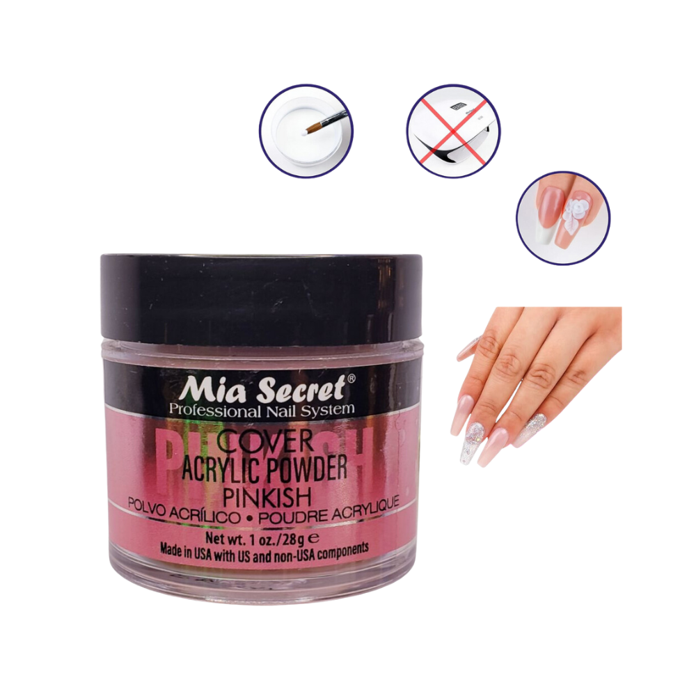 Manos y Pies - Acrílico Cover Powder Pinkish 1oz/28g Mia Secret