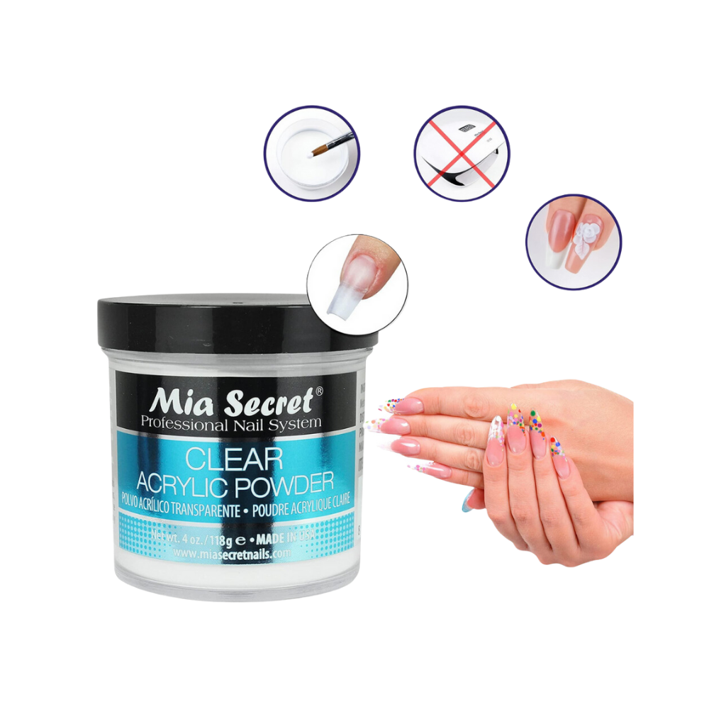 Manos y Pies - Acrílico Clear Powder 4oz/113g