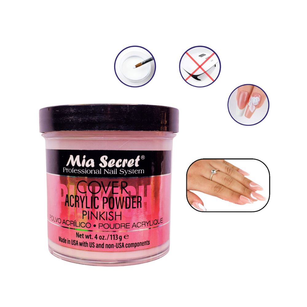 Manos y Pies - Acrílico Cover Powder Pinkish 4oz/113g Mia Secret
