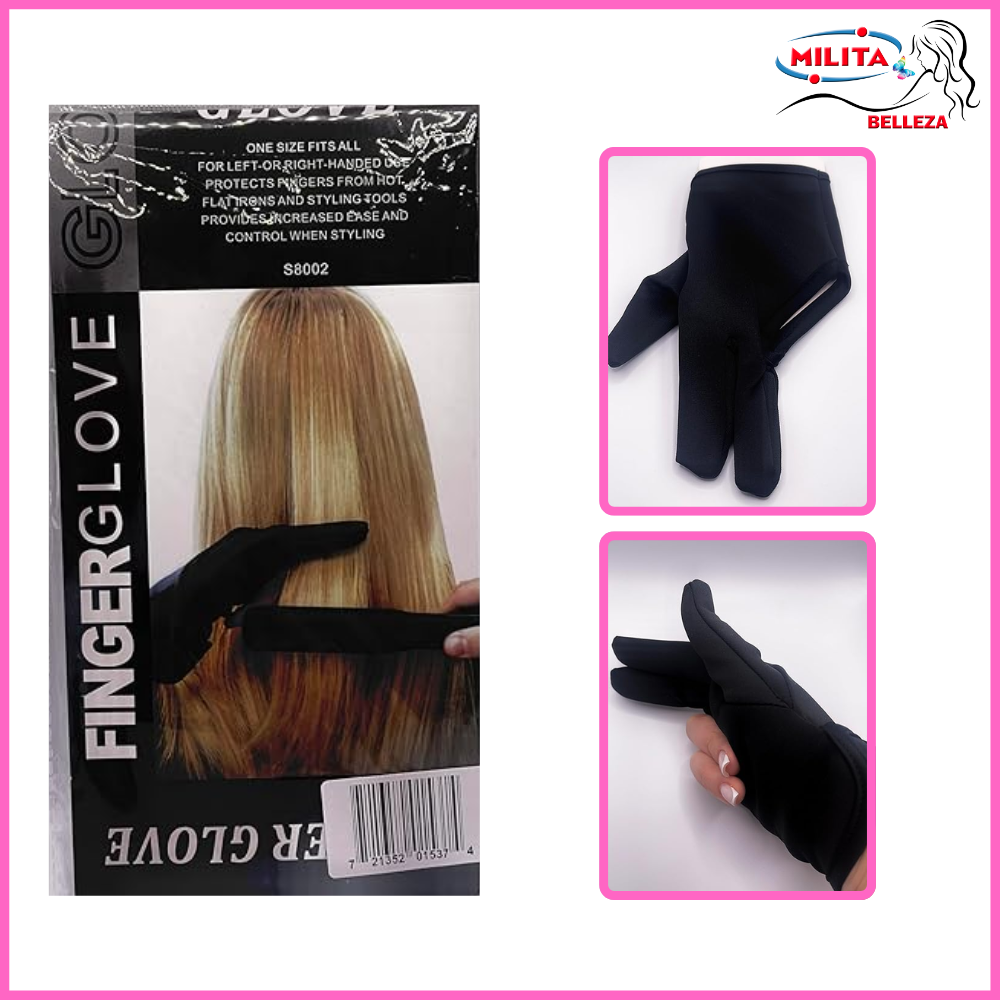 Utensilios Para cabello - Guante resistentes al calor para peinar el cabello