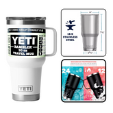Termo - Termo Yeti Rambler 30oz Travel Mug Color Blanco