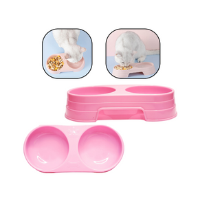 Mascotas - Taza Doble Para Mascota 30x14cm