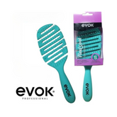 Evok - Cepillo Desenredante Flexible Turquesa