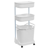 Auxiliary Cart - Multi-Shelf With Basket