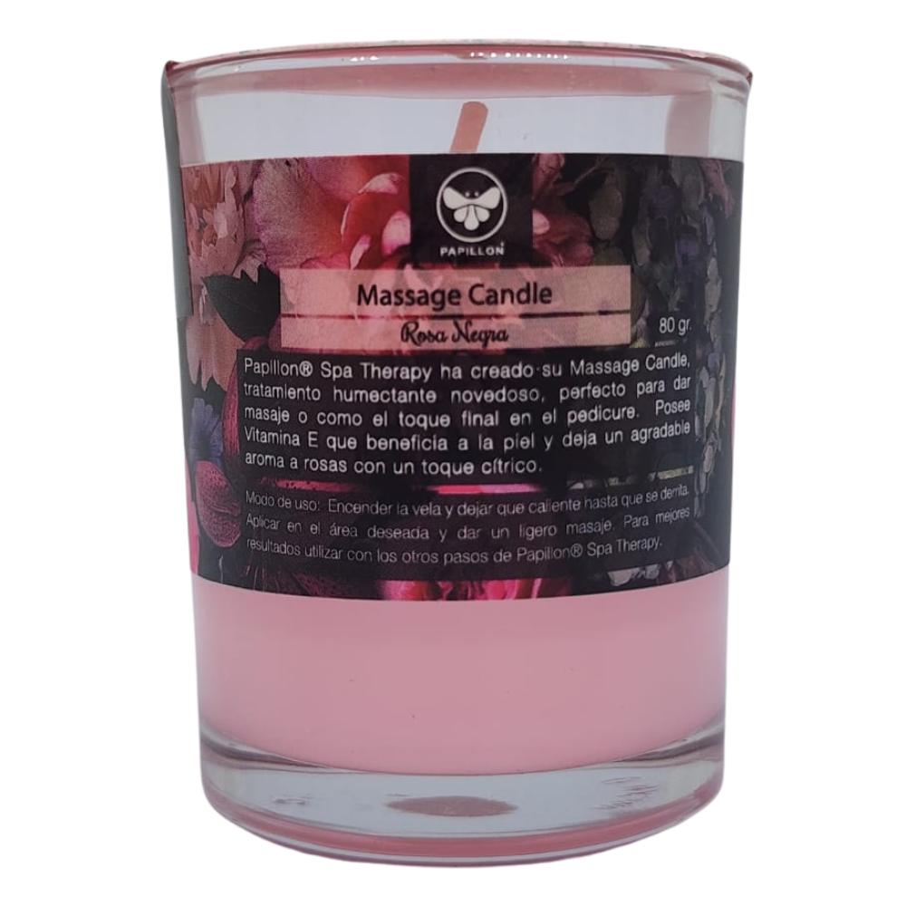 Massager Candle Rosa Negra Papillon 80gr