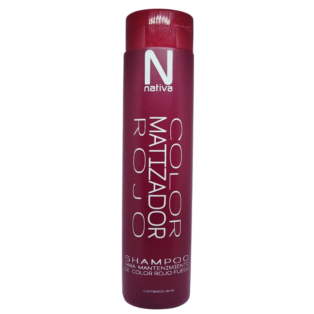 SHAMPOO MATIZADOR ROJO  NATIVA 350ML