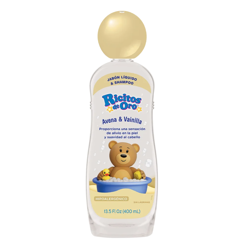 RICITOS DE ORO AVENA Y VAINILLA JAVON LIQUIDO 400ML