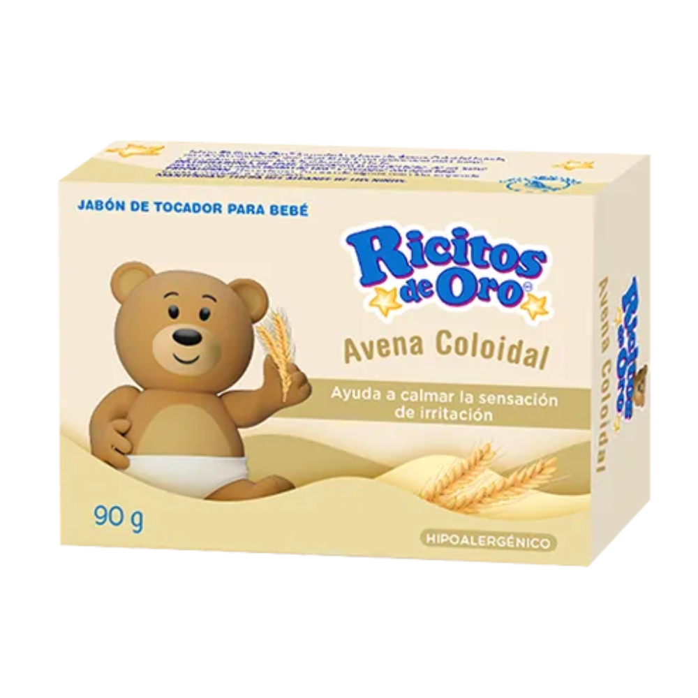 RICITOS DE ORO AVENA COLOIDAL JABON 90G