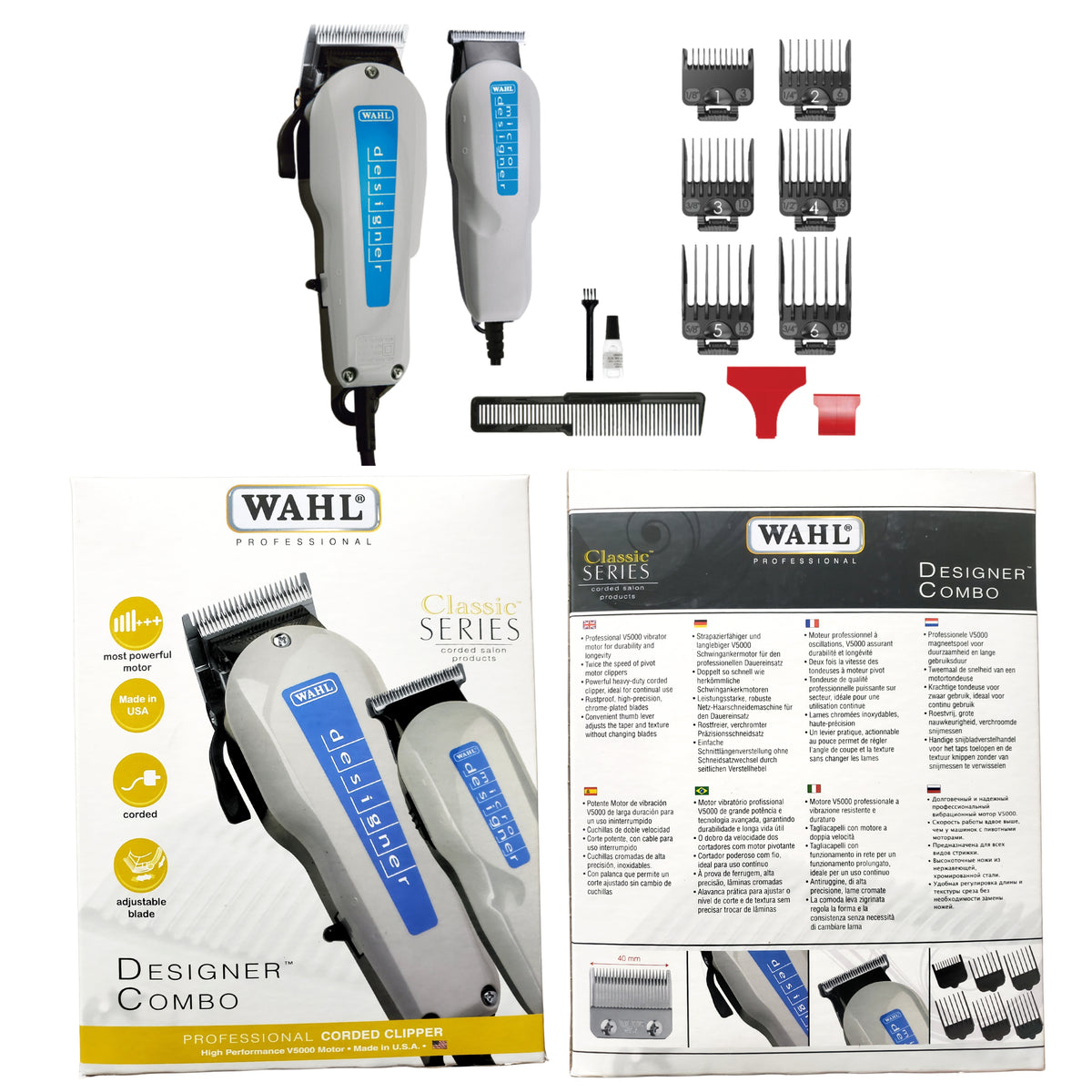 Equipo - Wahl Professional Designer Combo Classic Series Corded Clipper