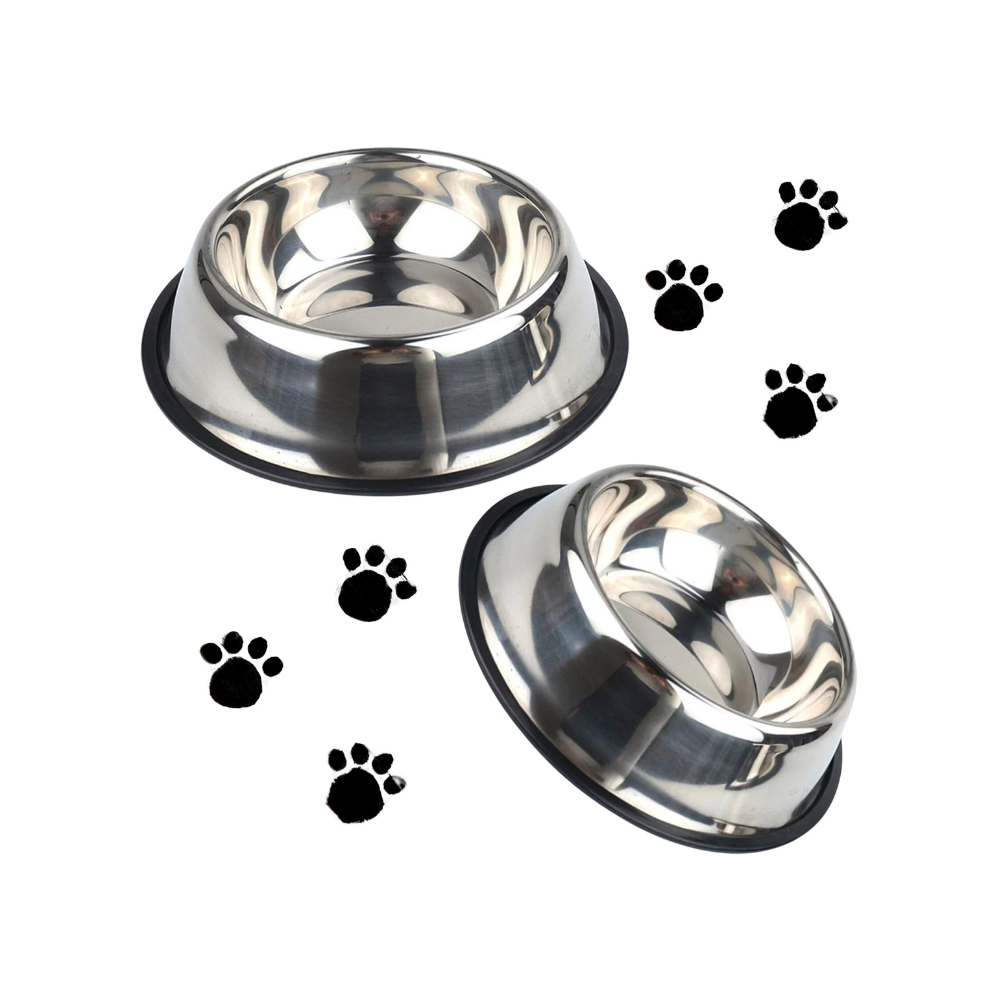Mascotas - Taza De Acero Inoxidable Para Mascota 22cm