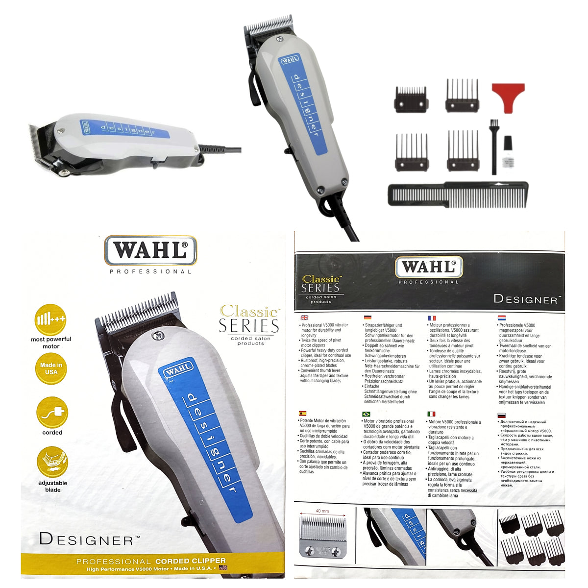 Equipo - Wahl Prodessional Designer Classic Series Corded Clipper