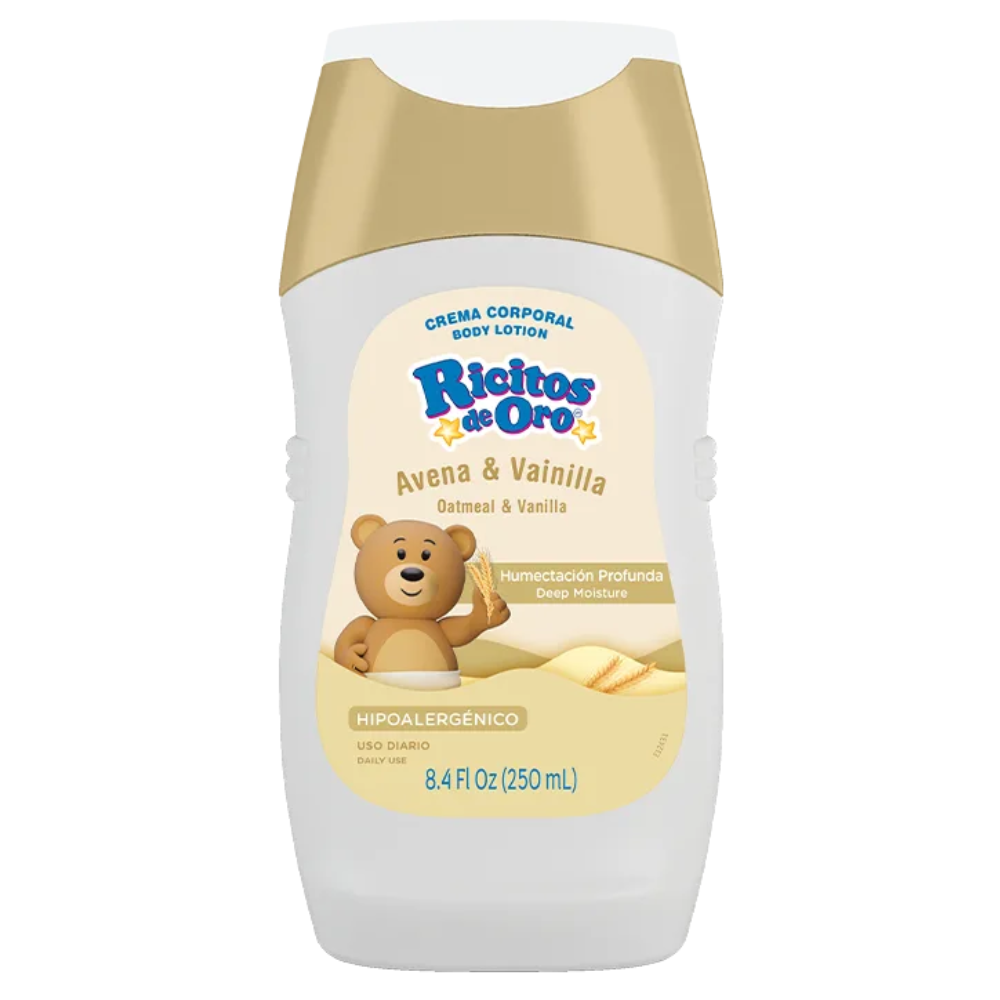 RICITOS DE ORO AVENA Y VAINILLA CREMA CORPORAL 250ML