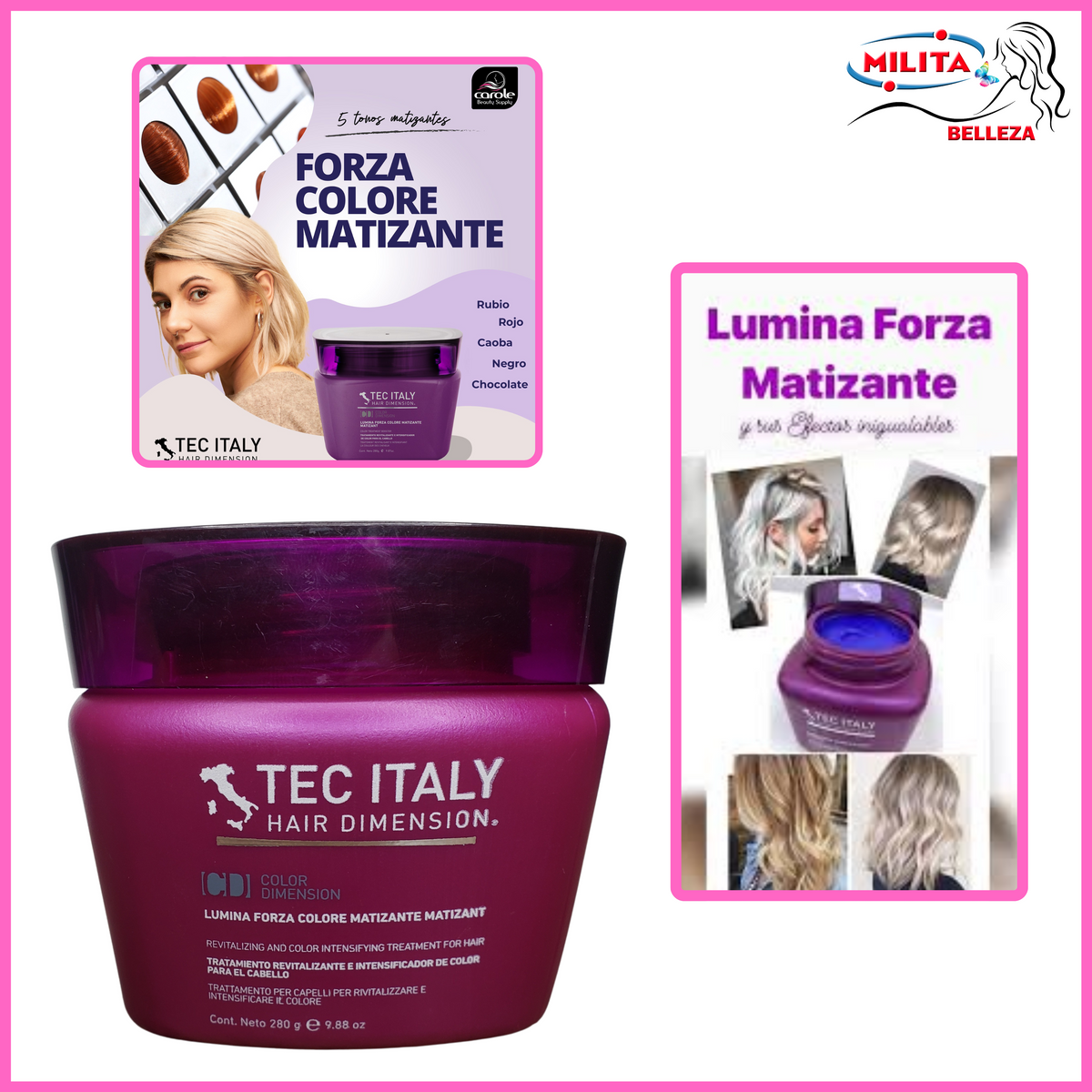 Cabello - Tratamiento Lumina Forza Colore Matizante Matizant