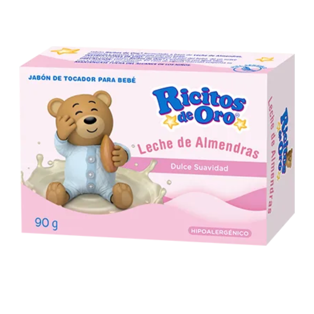 RICITOS DE ORO LECHE DE ALMENDRA JABON 90G