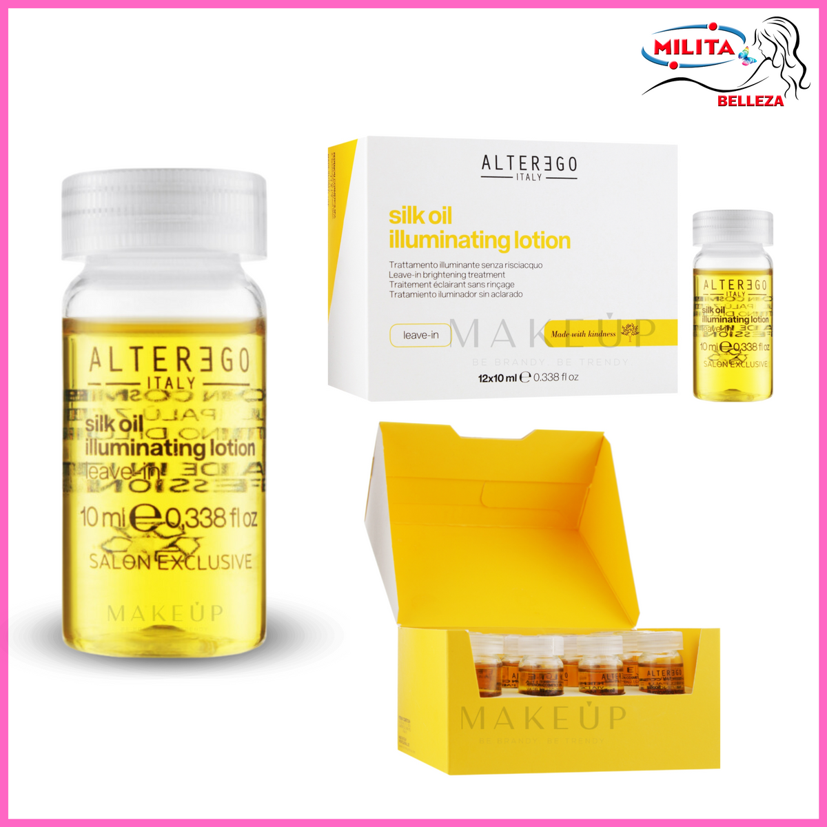 Ampolla - Ampolla Italy Silk Oil Illuminating Lotion Alterego 10ml