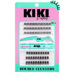 Kit de Pestañas Postizas Diy Cluster Incluida con Pinza y Pegamento - Kiki Lashes