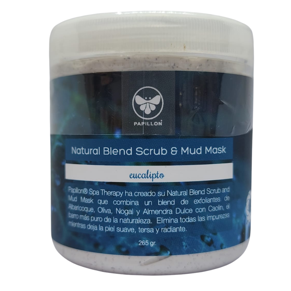 Natural Blend Scrub and Mud Mask Eucalipto Papillon 265gr