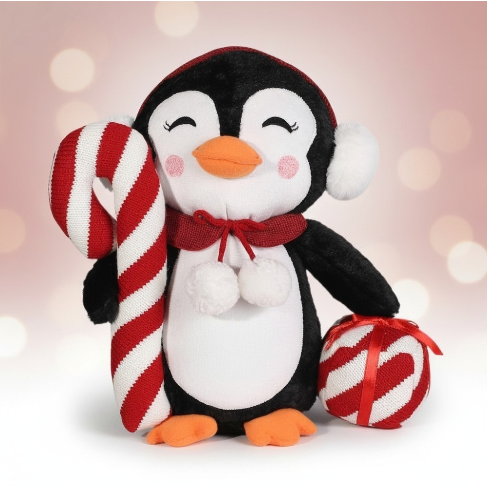 PINGUINO PELUCHE NAVIDEÑO