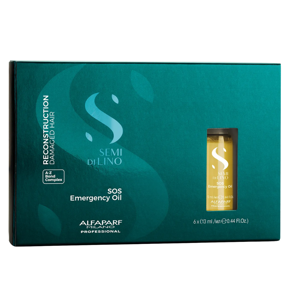 AMPOLLA SOS EMERGENCY OIL SEMI DE LINO ALFAPARF